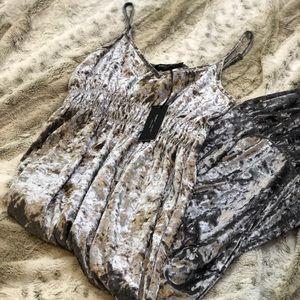 Romeo & Juliet Couture Crushed Velvet Cami Maxi M